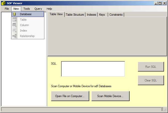 SQLCE create new database